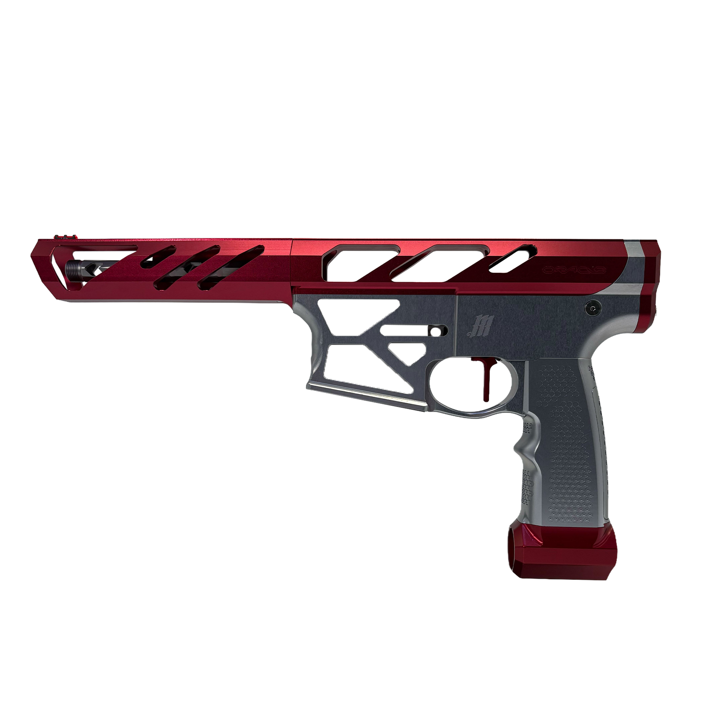 Monk's Choice M4 Receiver Set (Titanium/Red)