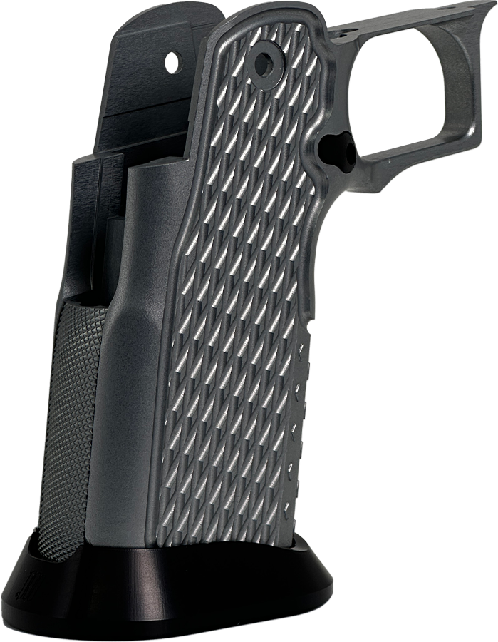 Valor MK-1P Hi Capa Grip 'Diamond' (Matte Titanium/Matte Black)