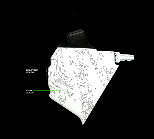 M-Adapter Aluminium Angled - Custom Splatter Colors (Adapter Only)