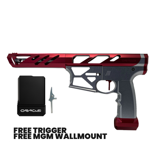 Monk's Choice M4 Receiver Set (Titanium/Red)