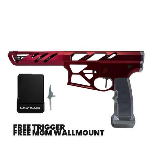 Monk's Choice M4 Receiver Set (Titanium/Red)