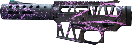 OMG Body Setup -  Black/Purple Splatter