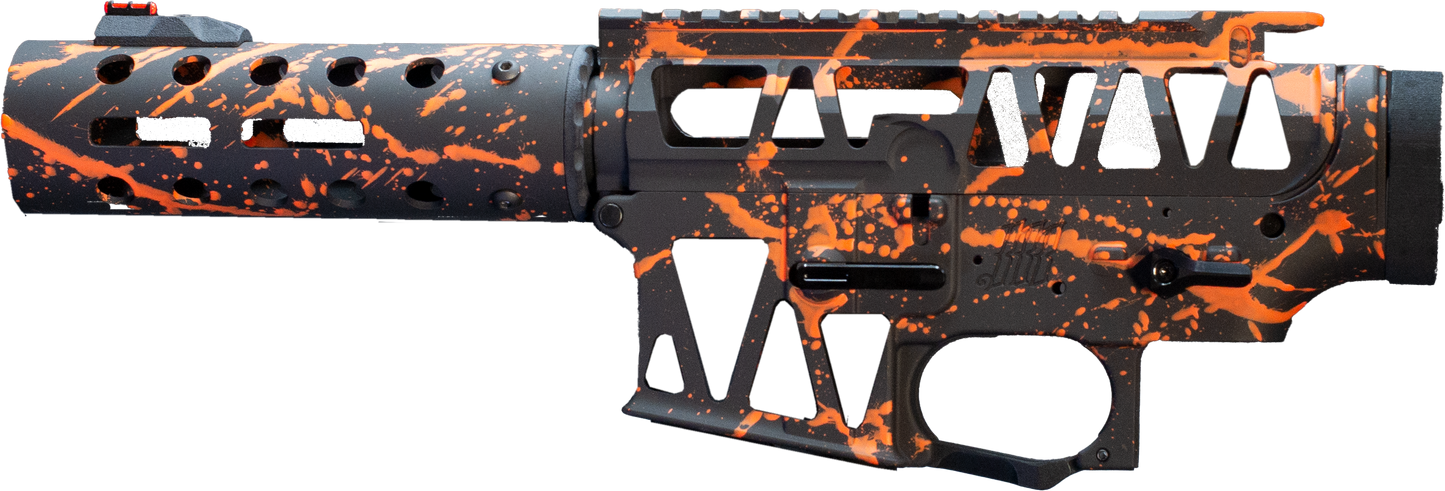 OMG Body Setup -  Black/Orange Splatter