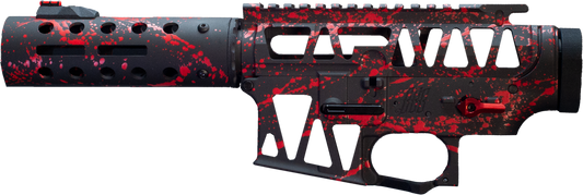 OMG Body Setup - Black/Red Splatter