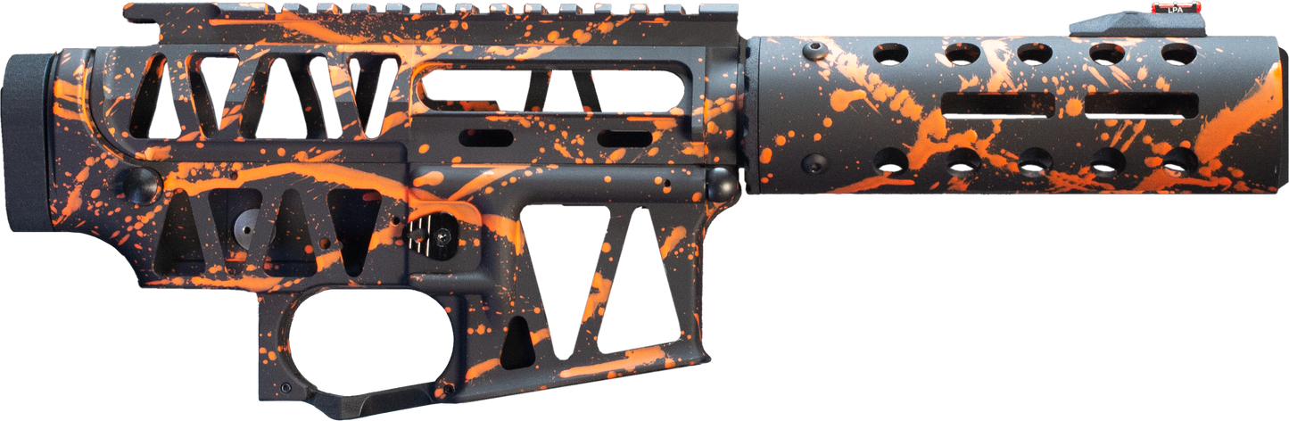 OMG Body Setup -  Black/Orange Splatter