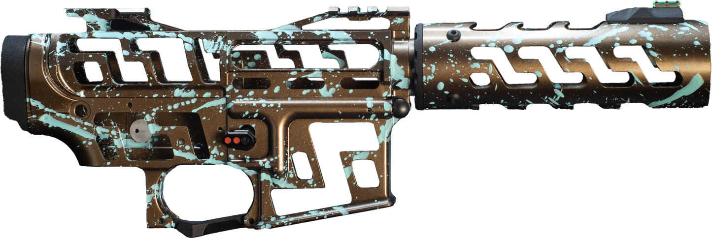 Neo.1 - G1 - M4 Receiver (Coffee/Robin Egg blue) + Handguard set